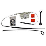 udi A4 B6-B7 2000-2008 8E0837461 Sol Ön Cam Kriko Tamir Seti Sarmalı