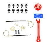 Fiat Doblo 2006-2010 51830869-51793188 Sağ Ön Cam Kriko Klips + Aparatlı