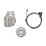 BMW 3 Serisi  E46 1998-2005 8200717 Sol Arka Cam Kriko Tamir Seti