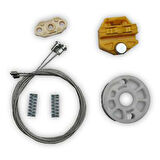 Cam Kriko Tamir Seti Sol -Sağ Arka Opel Zafira B 2005-2011 13132231-13132232