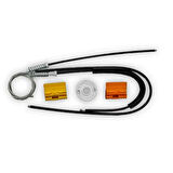 Cam Kriko Tamir Seti  Sol -Sağ Ön VW Touareg Porsche Cayenne 955 2002-2010 7L0837462A-7L0837461A