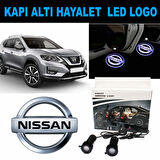 Kapı Altı 3D Hayalet LED Logo Nissan