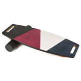 Renkli Denge Tahtası Balance Roller Board Sörf Eğitim Tahtası Kaykay Eğitim Tahtası 73 x 31 CM – RB02