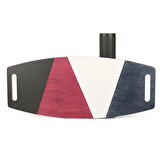 Renkli Denge Tahtası Balance Roller Board Sörf Eğitim Tahtası Kaykay Eğitim Tahtası 73 x 31 CM – RB02
