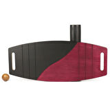 Siyah/Kırmızı Denge Tahtası Balance Roller Board Çift Fonksiyonlu Sörf Eğitim Tahtası Kaykay Eğitim Tahtası 73 x 31 CM – RB05