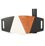 Renkli Denge Tahtası Balance Roller Board Sörf Eğitim Tahtası Kaykay Eğitim Tahtası 73 x 31 CM – RB10