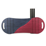 Kırmızı/Lacivert Denge Tahtası Balance Roller Board Çift Fonksiyonlu Sörf Eğitim Tahtası Kaykay Eğitim Tahtası 73 x 28 CM – RB11