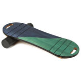 Yeşil/Lacivert Denge Tahtası Balance Roller Board Çift Fonksiyonlu Sörf Eğitim Tahtası Kaykay Eğitim Tahtası 73 x 28 CM – RB13