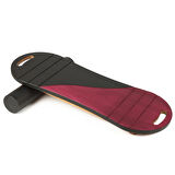 Siyah/Kırmızı Denge Tahtası Balance Roller Board Çift Fonksiyonlu Sörf Eğitim Tahtası Kaykay Eğitim Tahtası 73 x 28 CM – RB17