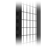 4 Katlı Dekoratif  Midi Rack - Ekonomik Depo,Arşiv, Kiler Rafı  Siyah-Turuncu-46x120 cm-150 cm