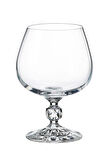 Collection Sterna Kristal 6'lı 250cc Kahve Yanı Su Bardağı/Konyak Kadehi Seti