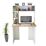 Robin Home Cornelia No 2 Çalışma Masası Kitaplık Çam Beyaz