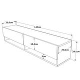 Robin Home Loft Tv Ünitesi Televizyon Sehpası LF11-A