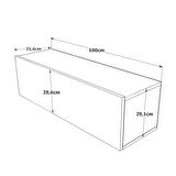 Robin Home Loft Tv Ünitesi Televizyon Sehpası LF12-A