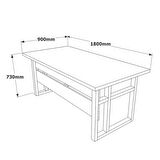 Robin Home Vivaldi A Ofis Çalışma Masası Metal Ayaklı Barok