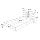 Robin Home Lidya Tek Kişilik Karyola Metal Ayaklı 160*200 cm Sepet 