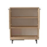 Robin Home Lidya Ayakkabılık Çok Amaçlı Dolap 3 Kapaklı Metal Ayaklı Sepet 