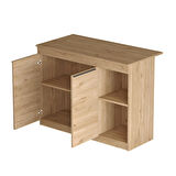 Robin Home Liva Ada Mutfak Yemek Masası Bar Masası 2 Kapaklı 120cm Sepet 