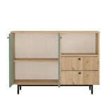 Robin Home Mocha Kahve Köşesi Çok Amaçlı Dolap Mutfak Dolabı Sepet-Ihlamur Yeşili 