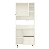 Robin Home Lounge Kahve Köşesi Çok Amaçlı Dolap Mutfak Dolabı Beyaz 