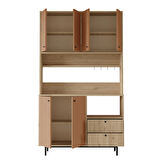 Robin Home Lounge Kahve Köşesi Çok Amaçlı Dolap Mutfak Dolabı Sepet-Kiremit 