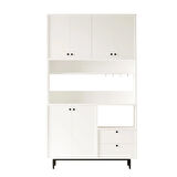 Robin Home Lounge Kahve Köşesi Çok Amaçlı Dolap Mutfak Dolabı Beyaz 