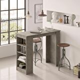 Robin Home Thales Bar Masası Mutfak Yemek Masası Beton ST1-RG