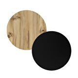 Robin Home Kelly Çok Amaçlı Dolap Kiler Dolabı Erzak Dolabı Keçe-Siyah 