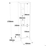 Robin Home Bianca Çok Amaçlı Dolap Banyo Dolabı Beyaz 