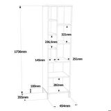 Robin Home Bianca Çok Amaçlı Dolap Banyo Dolabı Beyaz 