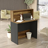 Robin Home Verona Ofis Karşılama Bankosu Barok-Antrasit 