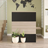 Robin Home Verona Ofis Karşılama Bankosu Meşe-Siyah 