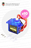 10'lu Paket SG90 Servo Motor - Okul ve Sınıflar için MEB Uyumlu
