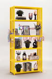 6 Katlı Renkli Tel Kafesli Dekoratif Çelik Raf - Çiçeklik rafı, Ofis Rafı 0,70 mm Mavi-31x75 cm-250 cm