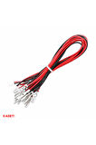 5 Adet 30cm Buton Kablosu 2.8mm Terminal to 2.54mm Jst Soket Arcade PC Joystick Oyun Switch Bağlant