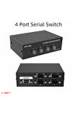 MT-VIKI 4 Port RS232 Switch MT-223-4 Db9 Seri Port Anahtarlayıcı 1 IN 4 OUT PC Printer Haberleş