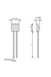 -70C 500C PT1000 A Rtd Platin Sıcaklık Sensörü Isı Algılayıcı 1000ohm Direnç Isıtıcı Fırın Buzdolab