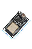 ESP32 Wifi ve Bluetooth Modül Geliştirme Kartı ESP32-WROOM-32 32 Bit 240Mhz 4 MByte Flash CH341 Usb
