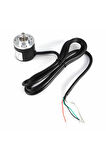 E38S6G5-1000Z-G24N 1000 Pals Optik Enkoder DC 5V/24V Rotary Döner Encoder AB 2 Fazlı Motor Dönme Hı