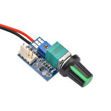 DC 12V PWM Fan Hız Kontrol Devresi Zfc4-1km Ayar Potlu Anahtarlı Pc Cpu Soğutucu 4 Telli Fan 