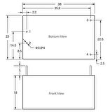 HLK-5M05 5V 1A 5W AC DC 220V to 5V Voltaj Düşürücü Modül İzole Elektronik Devre Güç Kaynağı Smps Tr