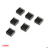8.8mm x 8.8cm x 5mm Alüminyum Metal Soğutucu Blok Radyatör Amfi Led Entegre Transistor Vga Ram Memo