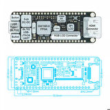 Sipeed Tang Nano 9K Fpga Geliştirme Kartı Gowin GW1NR-9 Risc-V 8640 Lojik Blok 6480 Flip Flop Veril