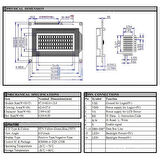 1604A 4x16 Mavi Karakter LCD Modül Display Ekran 5V Beyaz Arka ışık 16X4 16 X 4 Standart SolÜst Lcd