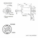 RS380 6V DC Motor 11500Rpm Yüksek Tork Hız DIY RC Oyuncak Model Araba Tekne Bot Uçak Helikopter 