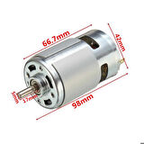 RS775 DC Motor 12V 3000Rpm Yüksek Hız Tork Matkap Torna CNC Router Motor Dairesel Testere Düşük Ses