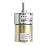 ZGA37RG 12V 37mm 100Rpm Redüktörlü DC Motor Metal Dişli Yüksek Tork Kuvvet Robot Oyuncak RC Araba
