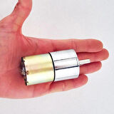 ZGA37RG 12V 37mm 100Rpm Redüktörlü DC Motor Metal Dişli Yüksek Tork Kuvvet Robot Oyuncak RC Araba
