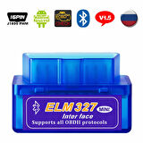 ELM327 Mini Bluetooth OBD2 v2.1 Araba Beyin Ayar Arıza Tespit Cİhazı Test Tamir Aracı Android Windo