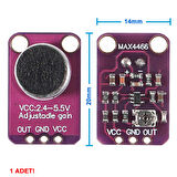 MAX4466 Amplikatörlü Analog Elektet Mikrofon Sensör Ayarlanabilir Kazanç Kontrol Ses Algılayıcı Mod